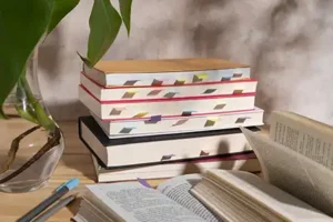 Livres et marque pages